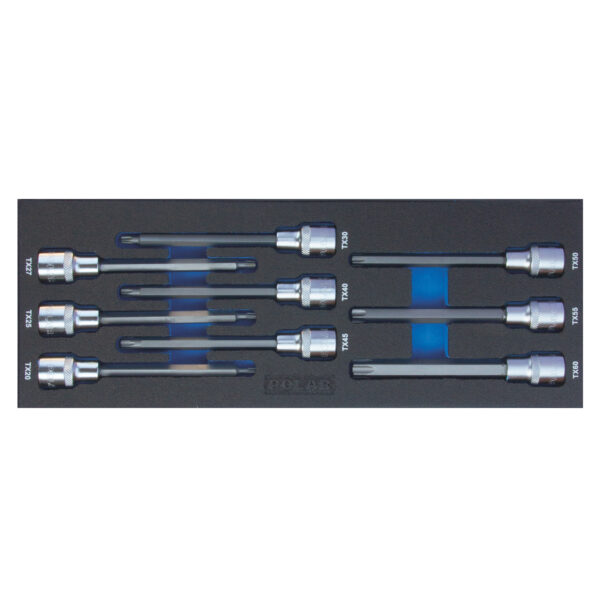 1/2” bitstoppesæt for Torx® skruer