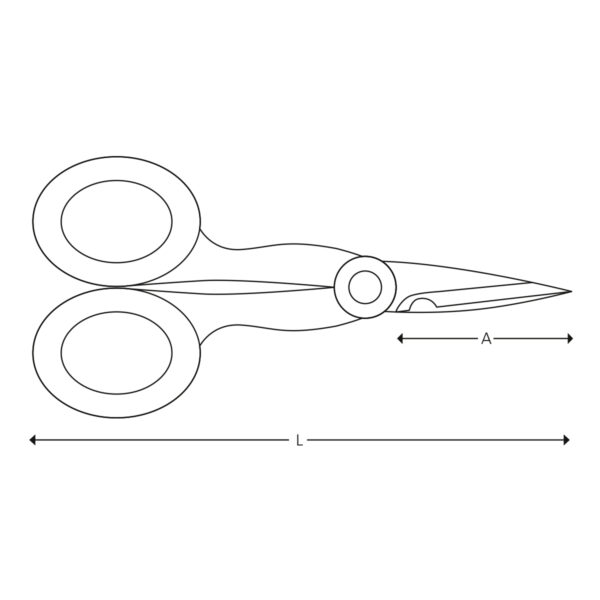 Elektriker saks -  3 mm (140 mm) - Image 2