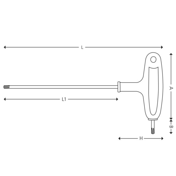 T-håndtag skruetrækkere for Torx® skruer - Image 2