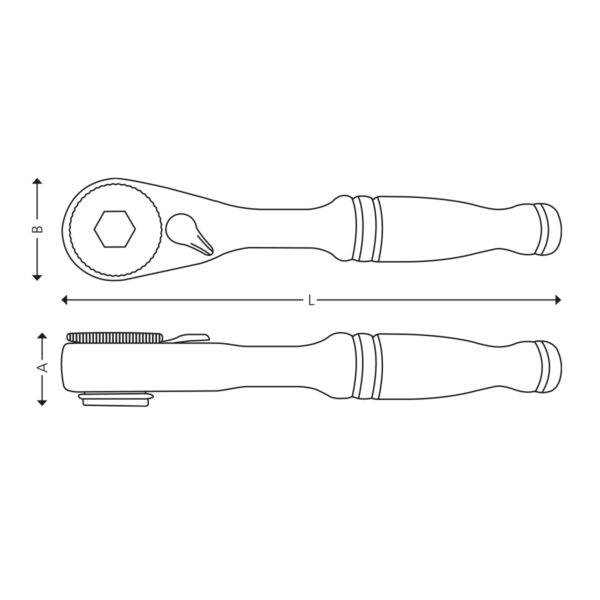 1/4” Bits skralde - Image 3