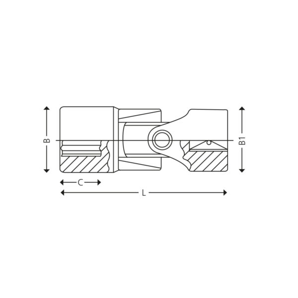 3/8” 6-kant ledtoppe - Image 2