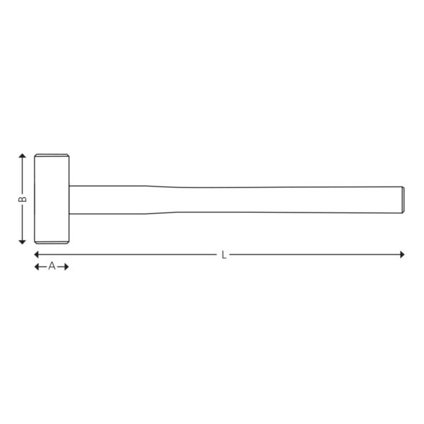 Hammer med plast baner - Image 3