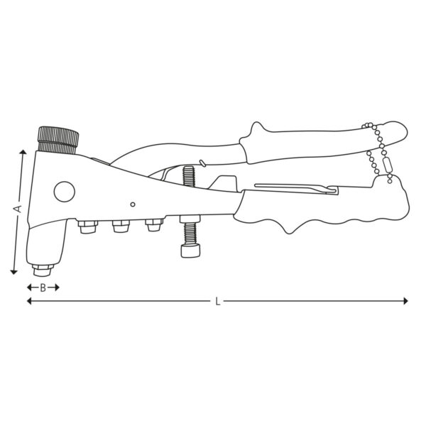 Nittetang til gevindbøsninger - Image 2