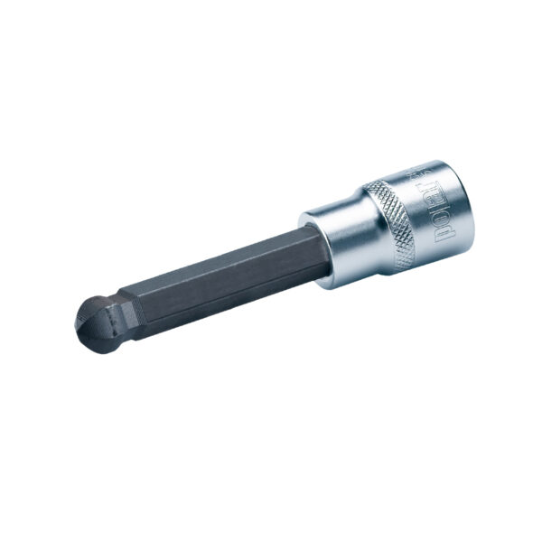 1/2” Bitstoppe for 6-kant skruer m. kuglehoved