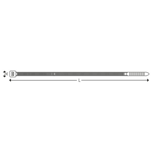 Kabelbindere - standard (100 stk.) - Image 4