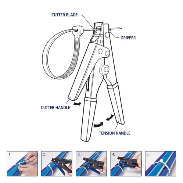 Kabelbindertang (nylon) - Image 3